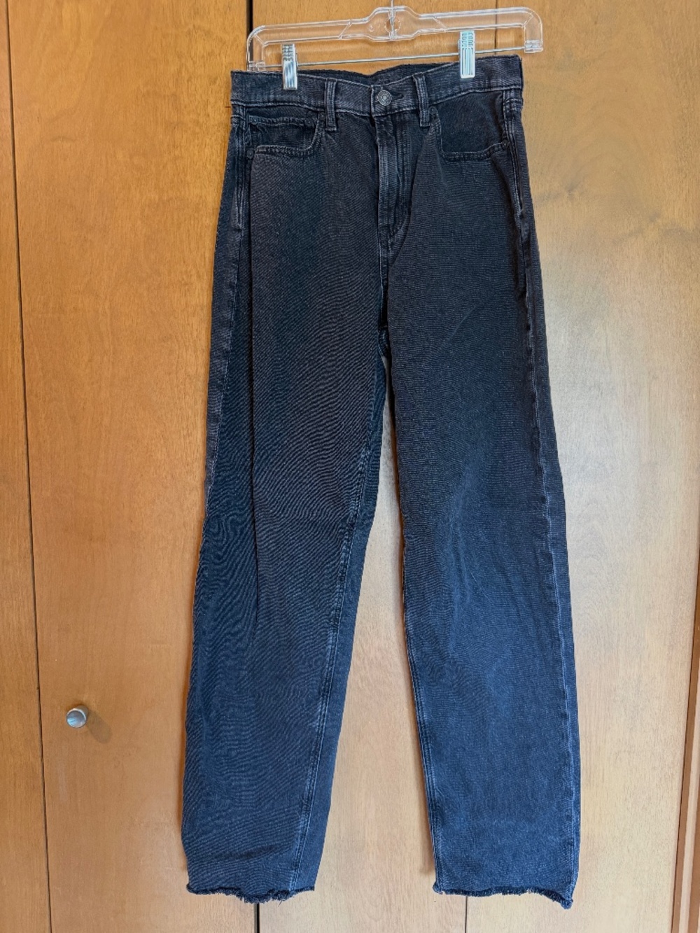 Black American Eagle Jeans Size 4 Long
